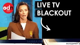 Ukraine Live TV Broadcast Blacks Out During Massive Russian Attack