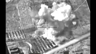 Coalition airstrike on a Daesh building near Sinjar, Iraq, May 2, 2015