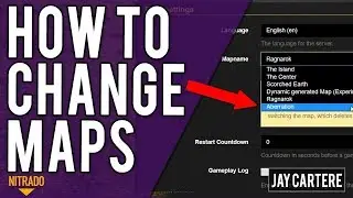 How To Change Maps On Your ARK Nitrado Server - ARK PS4 Server Tutorial