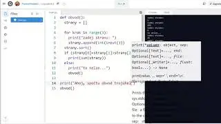 Python - obvod trojúhelníku (jak na to - díl 6.)