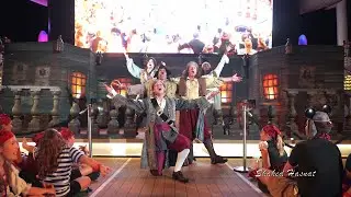 Buccaneer Blast & Club Pirate,  Pirate Show on Disney Dream , 2024, in 4k