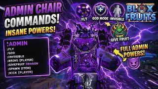 🔥I Got ADMIN POWERS in Blox Fruits… (Admin Chair Commands!)😈