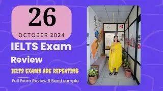 26 October 2024 IELTS Exam Review | English with roop