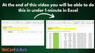 How to use AutoFill in Excel