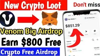 #Venom Big Airdrop Profitable $100 #airdrop