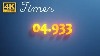 After Effects | Adobe Premiere Pro | One Minute Timer | 1 Minute Timer | 4K