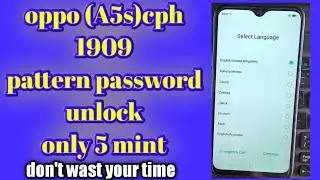 oppo A5S cph1909 password unlock with umt dongle