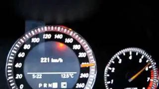 MB C180 Kompressor AT, at full speed.