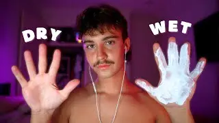 ASMR Wet vs. Dry Hand Sounds - who wins?