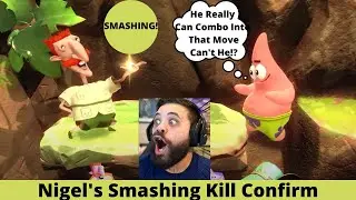 Nigel Has A Guaranteed Rest Confirm Combo in Nickelodeon All Star Brawl