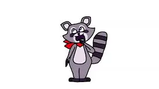 Rambley The Raccoon Likes Trains