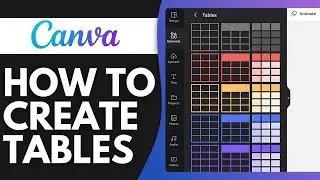 How To Create Tables With Canva (2024)