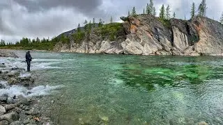 Приполярный Урал и р. Кожым. Природная коптер-зарисовка
