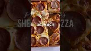 SHEET PAN PIZZA! Easy & Delicious!