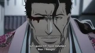 Kyoraku was shot blind in one eye by Robert Accutrone Ep 4 [ BLEACH 千年血戦篇 ]
