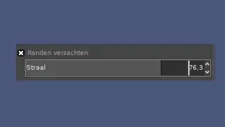 GIMP - zachte rand selectie #4.4