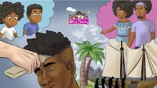 Livre audio Little Nappy TOME 3  - Maman et papa nous racontent l’histoire du cheveu afro en FR/EN