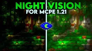 Night Vision Pack for MCPE 1.21 || Direct Link ||