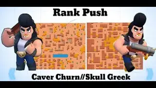 Brawl Stars||Bull Showdown Cavern Churn, Skull Greek Tips and Tricks||Bull Showdown Rank Push||