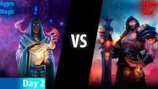 Gods Unchained: Aggro Magic VS Aggro War | Aggro Magic Week - Day 2