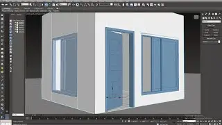 How to Create Wall Door Windows in 3ds Max with Easy Method