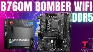 B760M BOMBER WIFI MSI DDR5 Gaming Motherboard Unboxing and showing | Tech Land