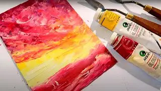 Seascape Painting / Acrylic Painting / STEP by STEP