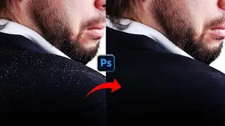 How To Remove Dust Or Dandruff In Adobe Photoshop | Remove Dust And Scratches | Photoshop 1 Minute