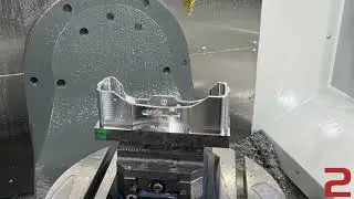 GO2cam machining on a HAAS UMC 500 machine using Ceratizit tools