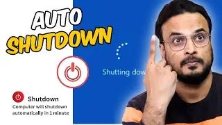 Automate SHUTDOWN Windows 10/11 (Make LIFE Easier)