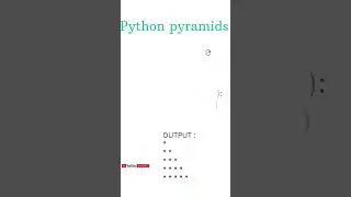 PYTHON PYRAMIDS 4 TYPES #python #viral #codingtutorial #simplelearning #nxtwaveccbp4 #troll