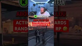 Being SUS in GTA RP 🤣 #shorts