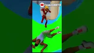 PRANK WITH LESAR FLASH 🤣Team4SHOOTER #shorts (GTA 5/GTA V)