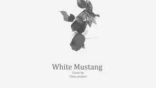 white mustang