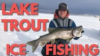 Ice Fishing for LAKE TROUT- How to Ice Fish Lake Trout - Tailored Tackle Ice Fishing Episode 4