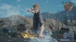 Final Fantasy 15 - All Characters Combat Gameplay [Prompto + Ignis + Gladio]