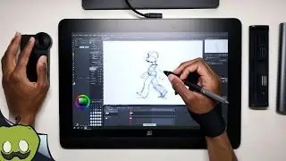 2D Animation DEMO - NEW XPPen Artist Pro 16 (Gen 2)
