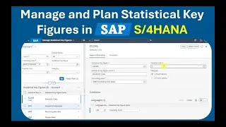 How to MANAGE and PLAN Statistical Key Figures in SAP S/4HANA using Fiori