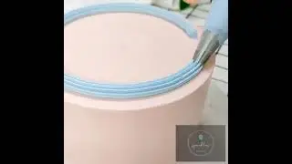 Easy Piping Technique for Cake - Star Shaped Nozzle Piping - Cake Decorating Technique