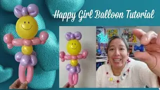 Happy Easter everyone. Happy girl balloon tutorial