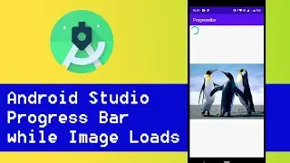 How to add Progress Bar while loading Image in ImageView | App development in Android Studio