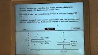 Boxplots and The Five Number Summarey