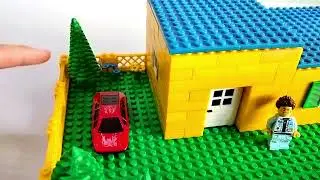 A Small House Made With Blocks (Realistic Furniture)