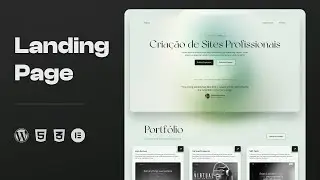 Criando uma Landing Page no WordPress Elementor com Efeitos Interativos CSS e JS - Site do Zero