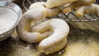 Walnut Crescent Cookies