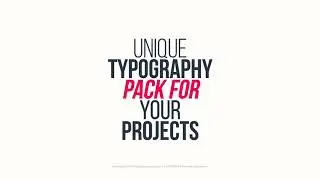 40 Kinetic Typography - After Effects [FREE]