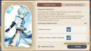 Genshin Impact - Genius Invokation TCG: Chongyun - Friendly Fracas TCG Battle