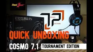 Redgear Cosmo 7.1 Gaming Headset | TOURNAMENT EDITION | Quick Unbox + Review