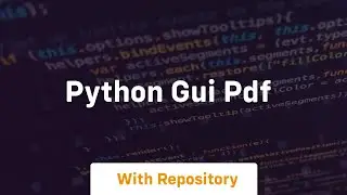 python gui pdf