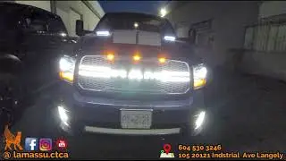 RAM Grill custom truck ram grill  & Led lights by @lamassu_ctca